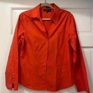Jones New York collection long sleeves button down women's shirt, size 12